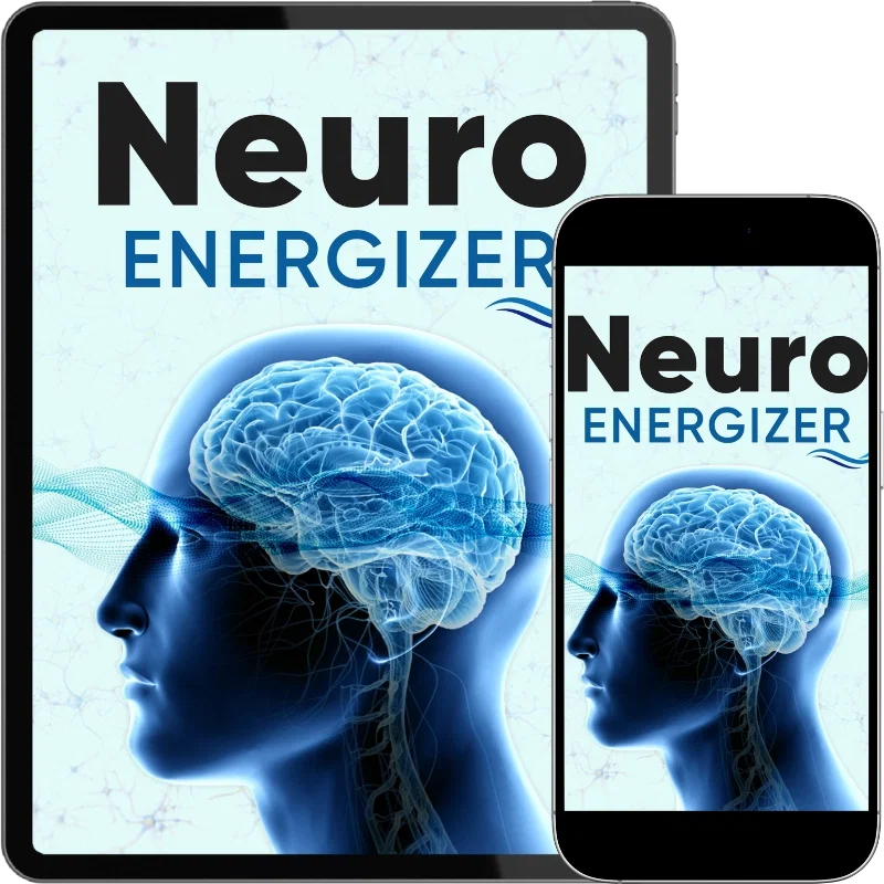 Neuro Energizer displayed on a tablet and smartphone